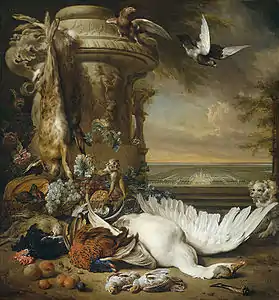 Nature morte, de Jan Weenix (-1719).