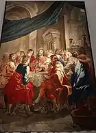 Institution de l’eucharistie, Jan Raes d’après dessins de Rubens, 1632/1650. Musée diocésain.