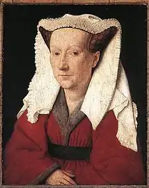 Portrait de Marguerite van Eyck par Jan van Eyck, 1439