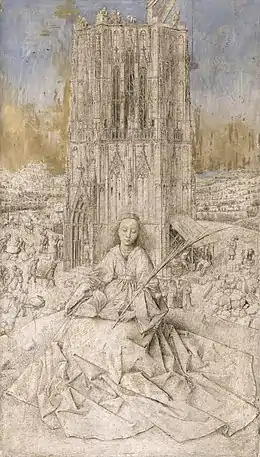 Sainte Barbe par Jan van Eyck (1437)