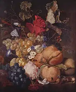 Fruits et fleurs, 1710-1720Alte Pinakothek, Munich