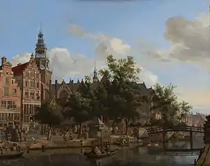 Oudezijds Voorburgwal, Amsterdam(v.1670), Mauritshuis