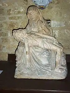 La Pietà dans l'église.