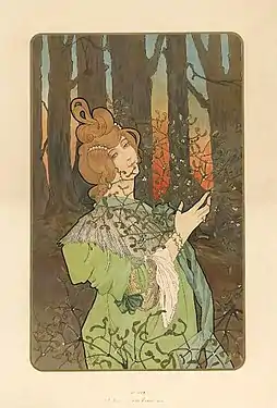Le Gui (1899), panneau décoratif, Paris, BnF.
