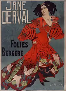 Jane Derval au Folies-Bergère (1904).