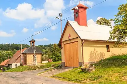 Poste de pompiers.