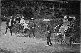 Pousse-pousse, Japon (1897).