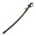 Un kyū guntō dont l'aspect est inspiré des épées occidentales.