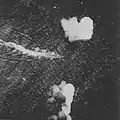 Le Akizuki prÈs de la baie de l'Impératrice Augusta le 29 septembre 1942