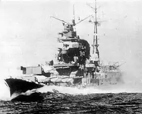 un croiseur lourd japonais