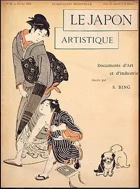 Le Japon artistique, revue publiée de 1888 à 1891 introduit les arts japonais à un plus large public.