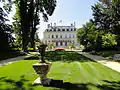 La partie à la française du jardin.