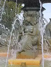 Fontaine du jardin anglais, Genève.