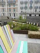 Le jardin sur le toit de la Mce