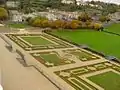 Les jardins à la française.