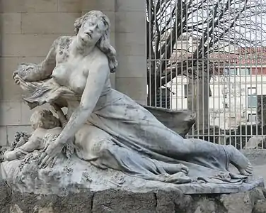 Niobé, fille de Tantale (1897), Arles, jardin d'été.