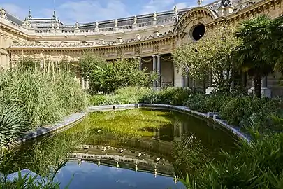 Le jardin intérieur.