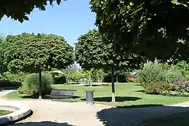 Le jardin public Solange Demarville.