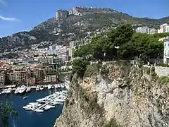 Vue sur Fontvieille.