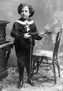 photo : Heifetz enfant