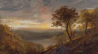 Greenwood Lake, Jasper Francis Cropsey, 1870.