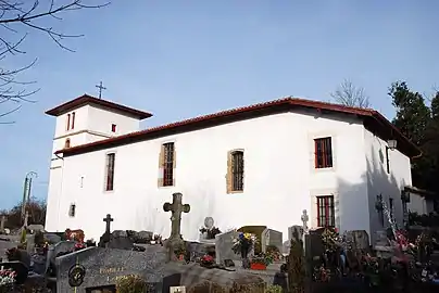 Église Saint-Sébastien de Jatxoudécor intérieur