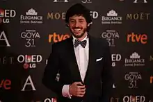 Description de l'image Javier Pereira en los Premios Goya 2017.jpg.