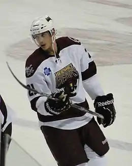 Jay Beagle avec les Bears de Hershey