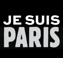 Logotype avec le slogan « Je suis Paris ».