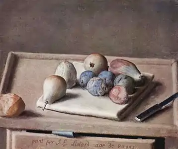 Nature morte aux figues (1782), musée d'art et d'histoire.