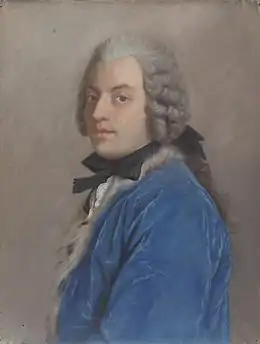 Portrait du comte vénitien Francesco Algarotti (vers 1745), Rijksmuseum Amsterdam.