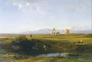 Vue de la campagne romaine (1848), musée des Beaux-Arts de Houston.