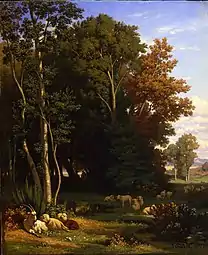 Paysage aux animaux (1842), New York, musée d'Art Dahesh.