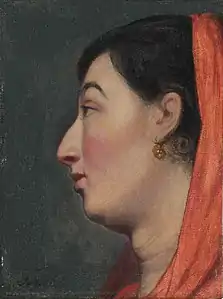 Tête de juive (avant 1866), Jean-Auguste-Dominique Ingres