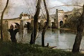 Le Pont de Mantes, 1868-1870Musée du Louvre, Paris.