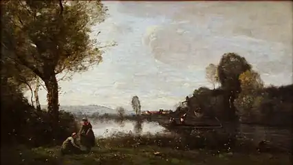 La Seine à ChatouCamille Corot, vers 1855Alte Nationalgalerie (Berlin).