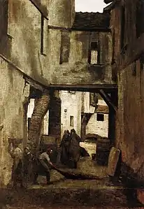 Les Tanneries de MantesCamille Corot, 1873Musée du Louvre