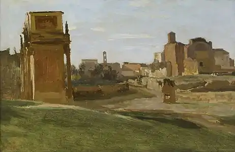 L'Arc de Constantin et le Forum, 1843 The Frick Collection, New York