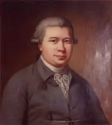 Jean-Baptiste van Dievoet (1747-1821), époux d'Anne-Marie Lambrechts, huile vers 1787.