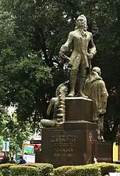 Monument à la mémoire de Jean-Baptiste Le Moyne de Bienville, Nouvelle-Orléans, Louisiane