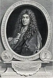 Portrait de Jean-Baptiste Lully d'après Nicolas Mignard.