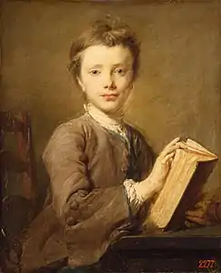 L'Enfant au livre (Salon de 1746), Saint-Pétersbourg, musée de l'Ermitage.