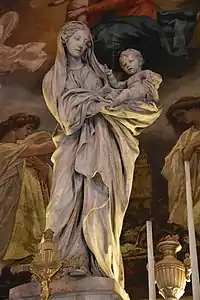 Vierge à l’Enfant (1748), Église Saint-Eustache de Paris