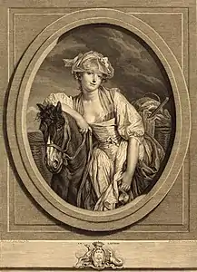 La Laitière d'après Jean-Baptiste Greuze