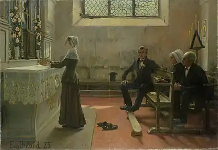 La Restitution à la Vierge le lendemain du mariage (1885), musée des beaux-arts de Caen.