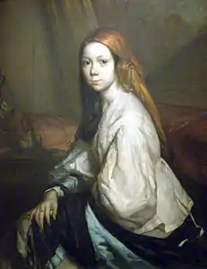 Portrait de Pauline Ono en déshabillé, 1843-1844, huile sur toile, 100,2 × 81,2 cm, Cherbourg-en-Cotentin, musée Thomas-Henry.