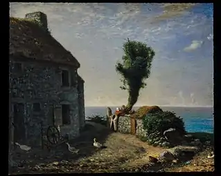 Le Bout du hameau de Gruchy, 1856musée des Beaux-Arts (Boston).