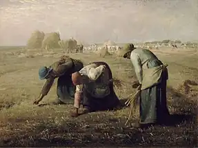 Des glaneuses, par Jean-François Millet, France, 1857.