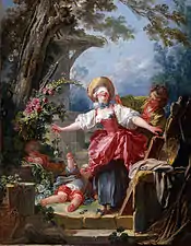 Jean-Honoré Fragonard, Le Collin-maillard (1750-1752)