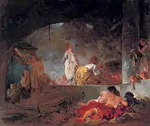 Jean-Honoré Fragonard,Les Blanchisseuses (vers 1756-61)